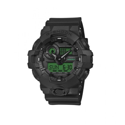 Casio G-Shock GA-700BEG-1A Black Resin Band Men Watch
